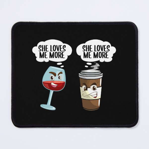 Item preview, Wine And Coffee Argument, Funny Mothers Lifestyle Drinkers Pun designed and sold by Merchking1.