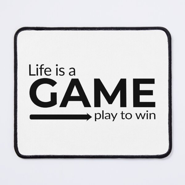 Item preview, Life Is A Game Play To Win designed and sold by eajob.