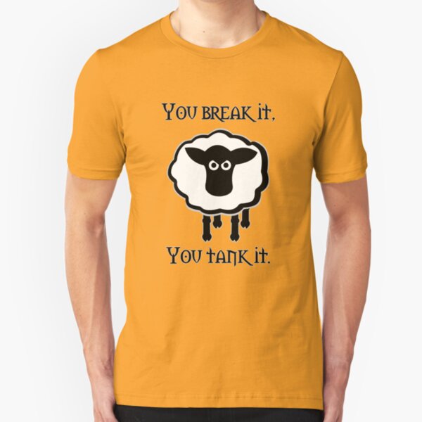 You Tank It - sheep (clean) Slim Fit T-Shirt