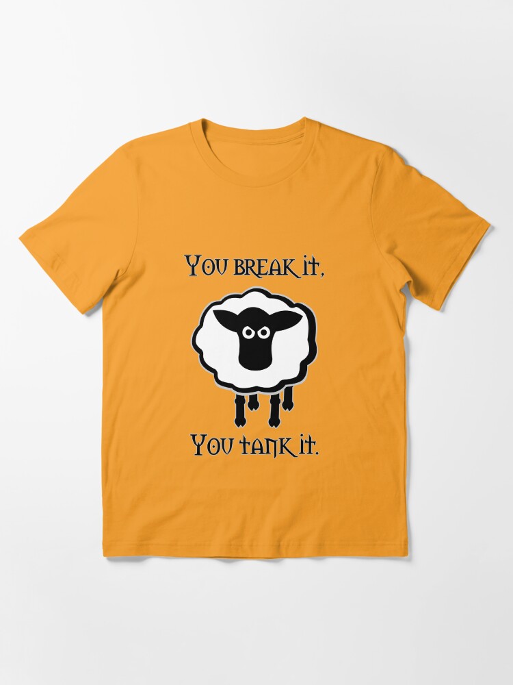 Alternate view of You Tank It - sheep (clean) Essential T-Shirt