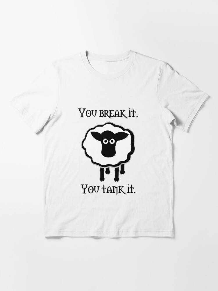 Alternate view of You Tank It - sheep (clean) Essential T-Shirt