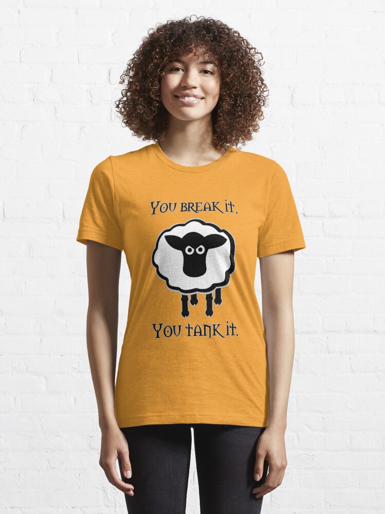 Alternate view of You Tank It - sheep (clean) Essential T-Shirt