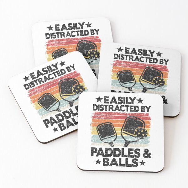 Item preview, Easily Distracted By Paddles & Balls Funny Pickleball designed and sold by Stronzi.