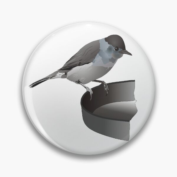 Item preview, Blackcap Garden Bird / Woodland Bird Illustration designed and sold by BijouArt.