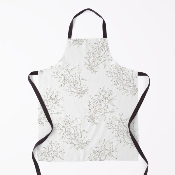 Item preview, Leafy bushes on white designed and sold by SileneDidIt.