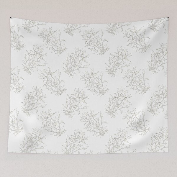 Item preview, Leafy bushes on white designed and sold by SileneDidIt.