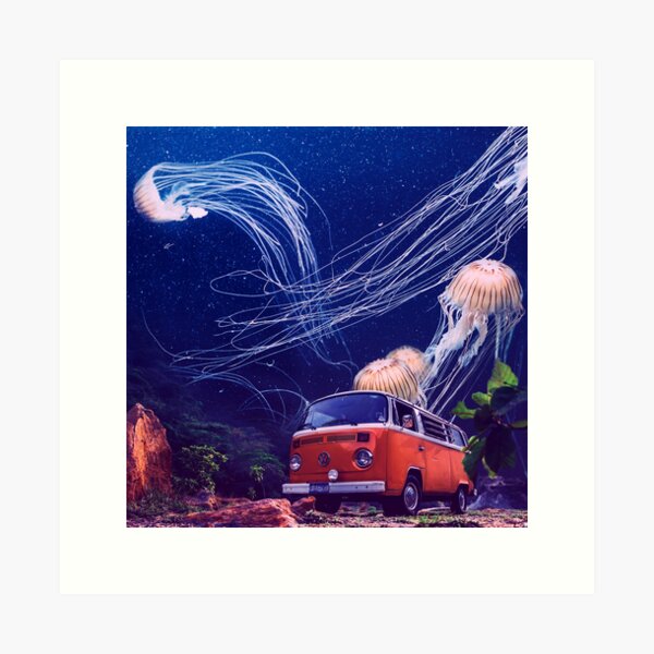 Item preview, Sky Filled With Jellyfishes designed and sold by Elysian Vision.