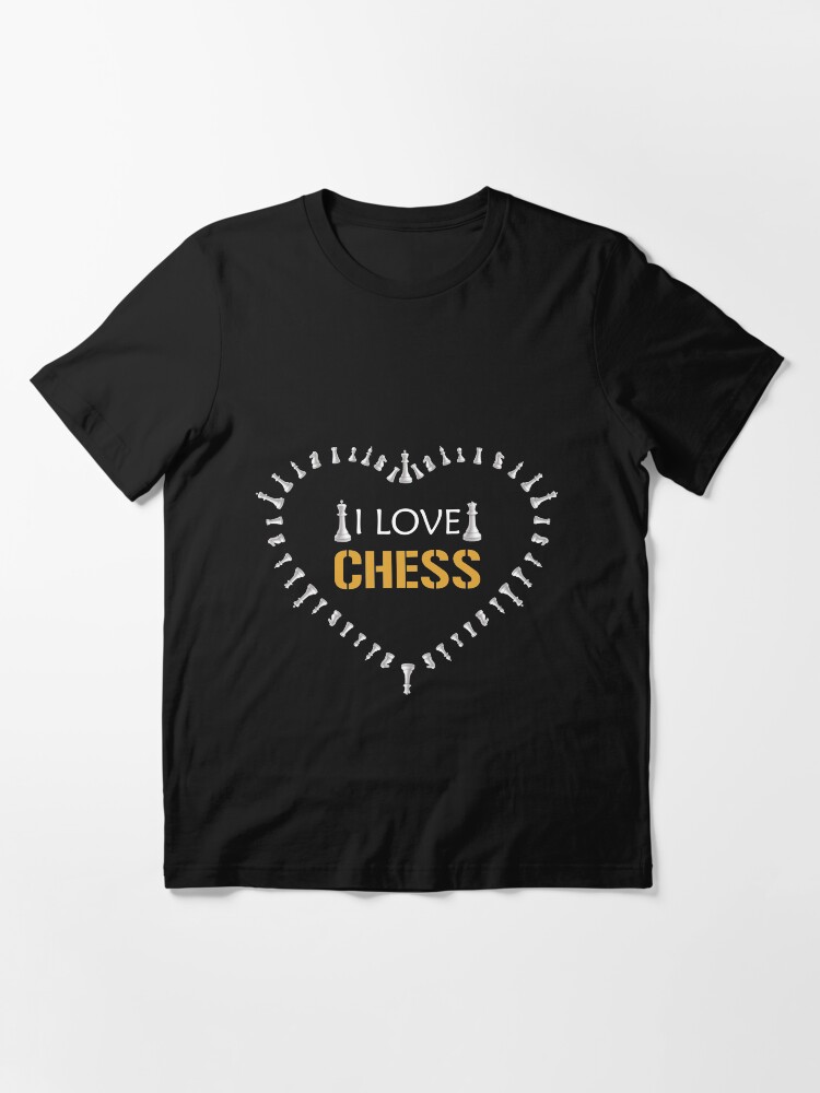 Alternate view of I love Chess, Chess vibes, cute gift for chess lovers Essential T-Shirt