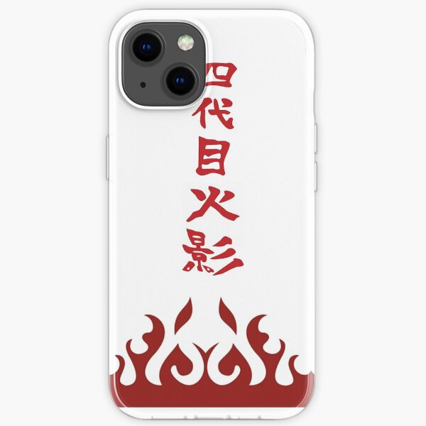 Yondaime Hokage Fire Pattern - Abstract Japanese Pattern Style iPhone Soft Case