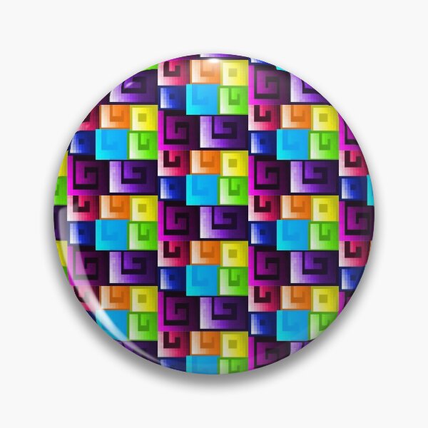 Artikelvorschau, Rainbow Swirly Pixelmuster entworfen und verkauft von rin3d .