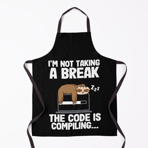 Item preview, The Code Is Compiling Funny Sloth Programming Nerd designed and sold by Stronzi.