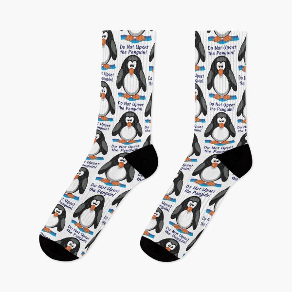 Item preview, Do Not Upset the Penguin Illustration designed and sold by BijouArt.