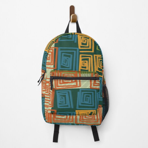 Item preview, Retro Square Lines Pattern Illustration designed and sold by MercuryV.