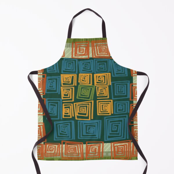 Item preview, Retro Square Lines Pattern Illustration designed and sold by MercuryV.