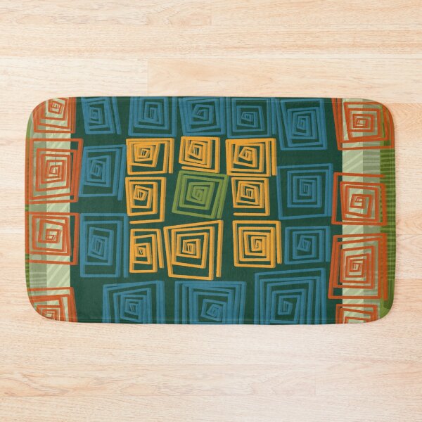 Item preview, Retro Square Lines Pattern Illustration  designed and sold by MercuryV.