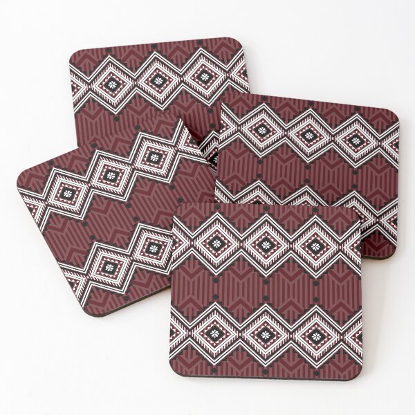 Item preview, Red Ethnic geometric Pattern in native style designed and sold by Jaruchan.