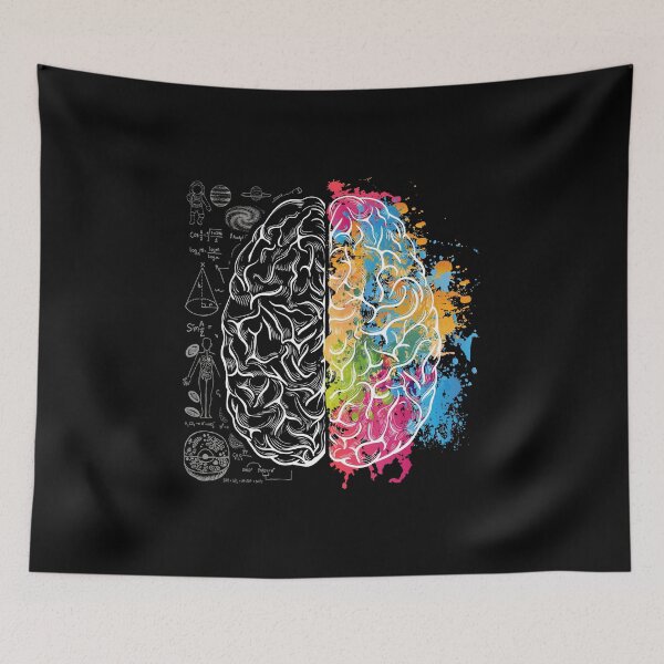 Item preview, Inspiration Colorful Brain art science designed and sold by Merchking1.