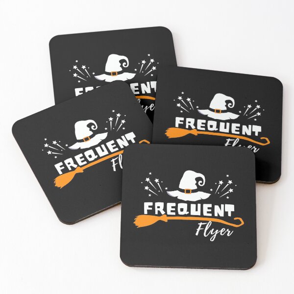 Item preview, Funny Halloween Frequent Flyer Witch  designed and sold by InkItStudio.