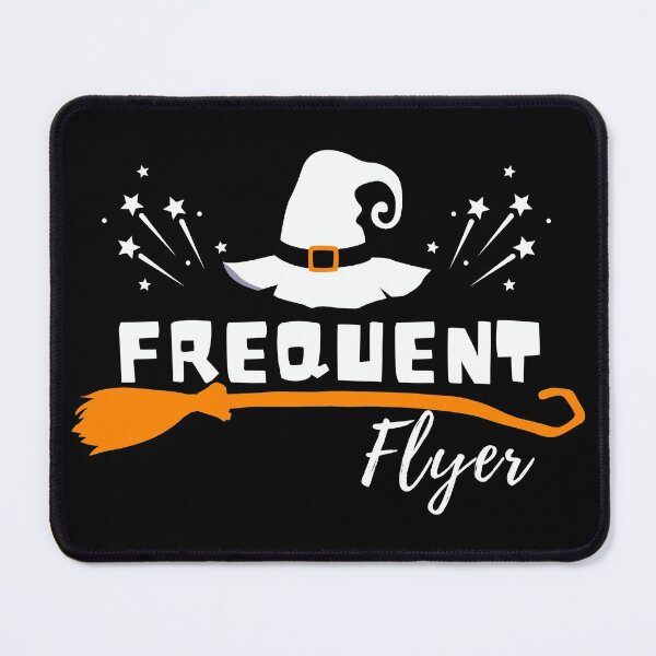 Item preview, Funny Halloween Frequent Flyer Witch  designed and sold by InkItStudio.