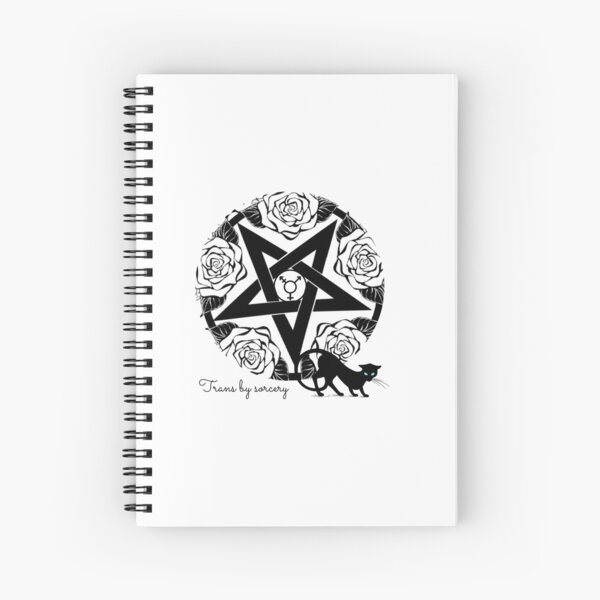 Trans by sorcery Spiral Notebook