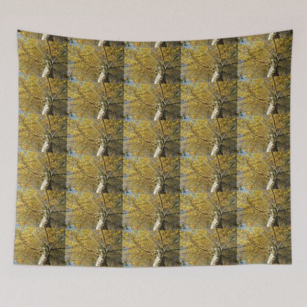 Item preview, Vibrant Betula pendula, yellow autumn foliage designed and sold by Imladris01.