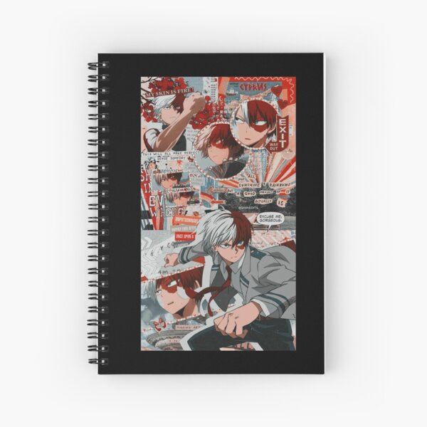 shoto todoroki: shoto boku no Hero Academia notebook 120 pages 6 x