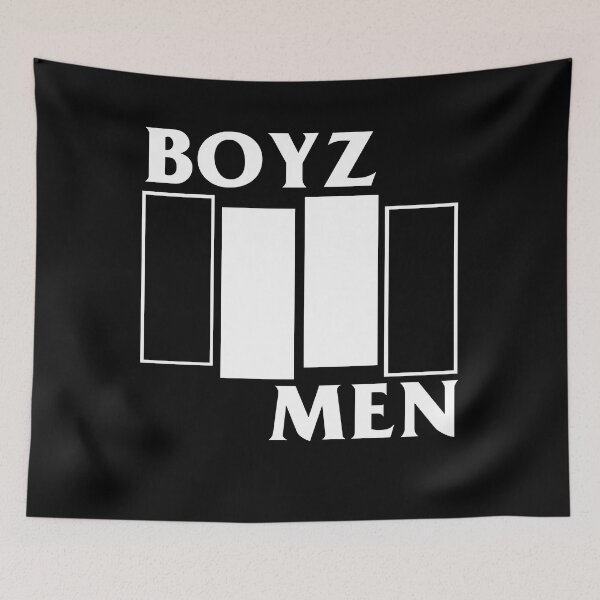 Item preview, Boyz Men Emotional Ballads And A Cappella Harmony , Black Flag Parody Techno designed and sold by BoyzMenYoung.