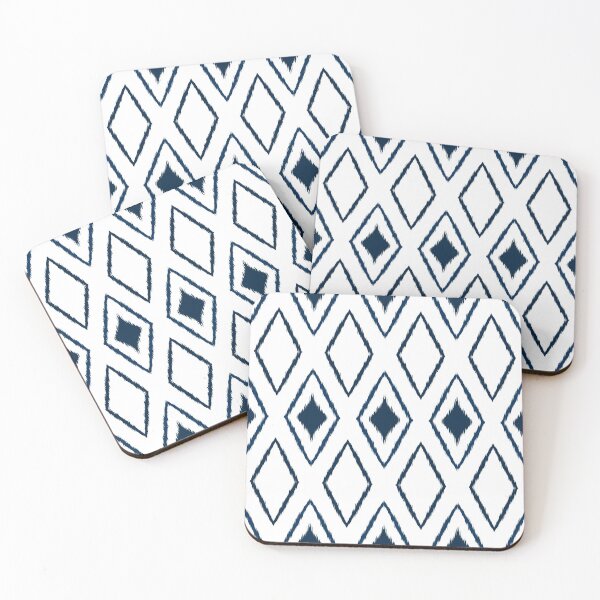 Item preview, Indigo Diamond shape geometric Pattern in native style designed and sold by Jaruchan.