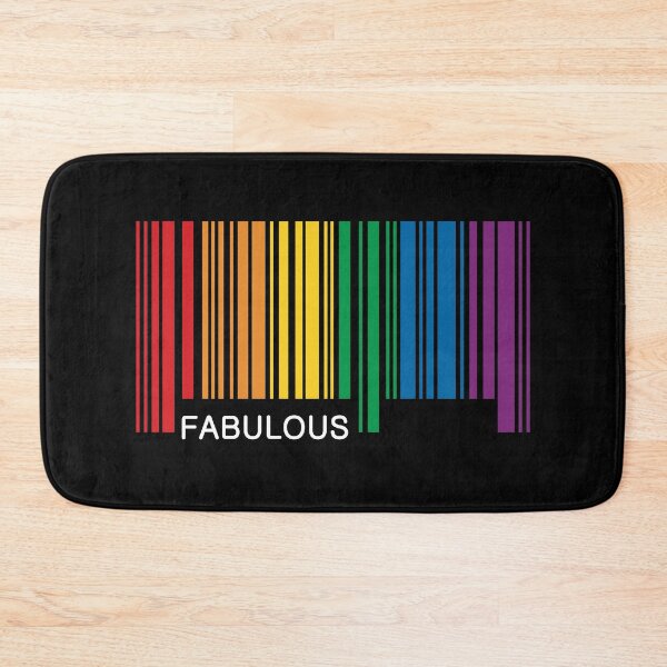Item preview, Fabulous Gay Pride Barcode Graphic designed and sold by iscaStudioArt.