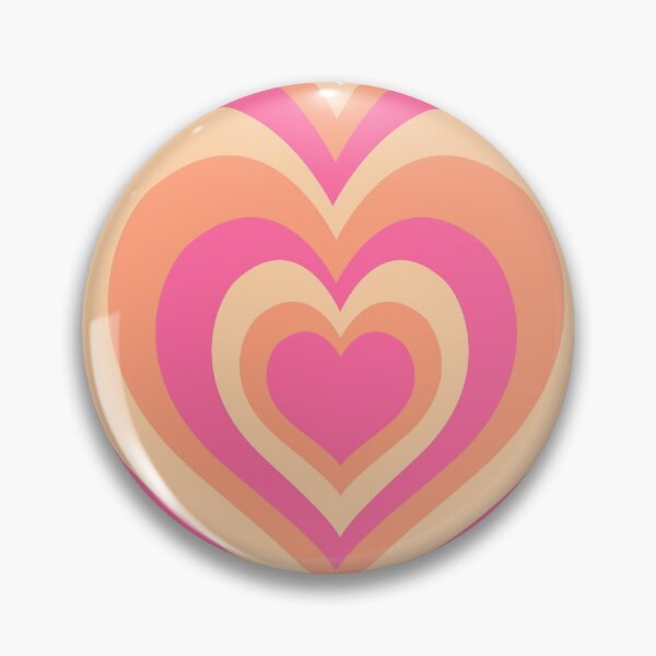 Item preview, pink and orange heart designed and sold by Northendesigns.