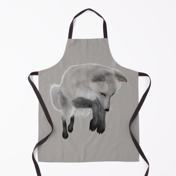 Item preview, The Grey Arctic Fox Bounces Ridiculously designed and sold by Phantasmal-2-do.