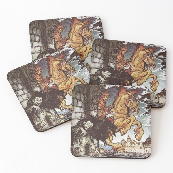 Item preview, Metzengerstein by Edgar Allan Poe Arthur Rackham designed and sold by Vintage Designs +.