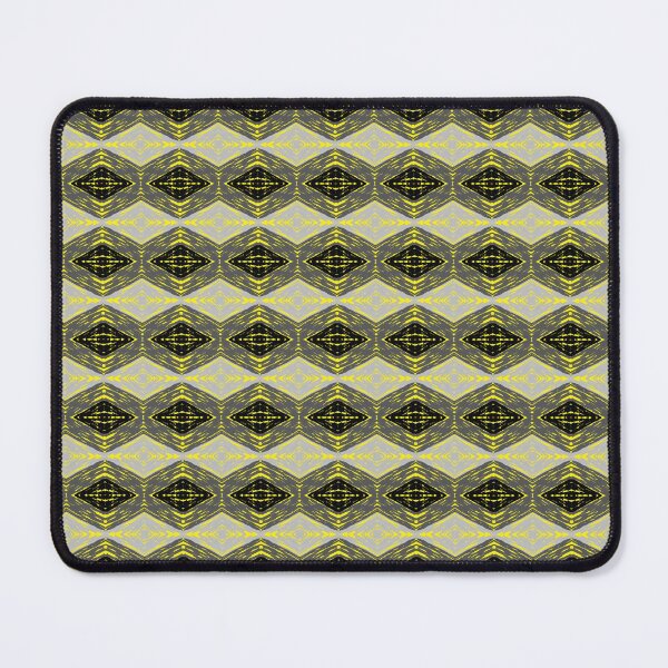 Item preview, Flashy Pattern 319 | Colorful Unique Flashy Patterns | Color Bonanza Yellow, Black with Light and Dark Gray Flashy Pattern designed and sold by Dream Wear.