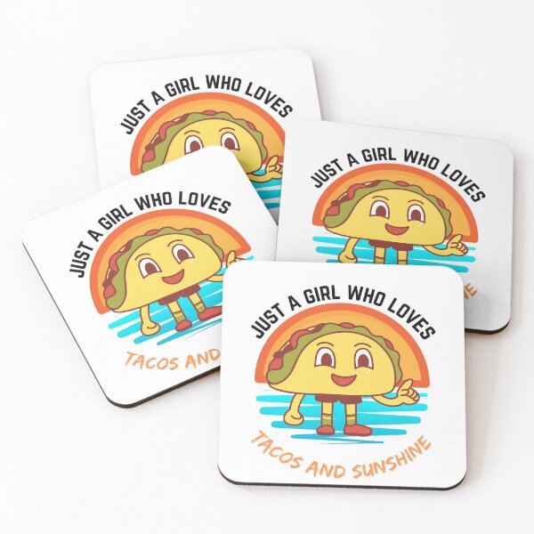 Item preview,  Just A Girl Who Loves Tacos And Sunshine designed and sold by Hab2.