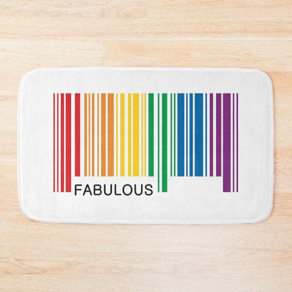 Item preview, Fabulous Rainbow Barcode Graphic designed and sold by iscaStudioArt.