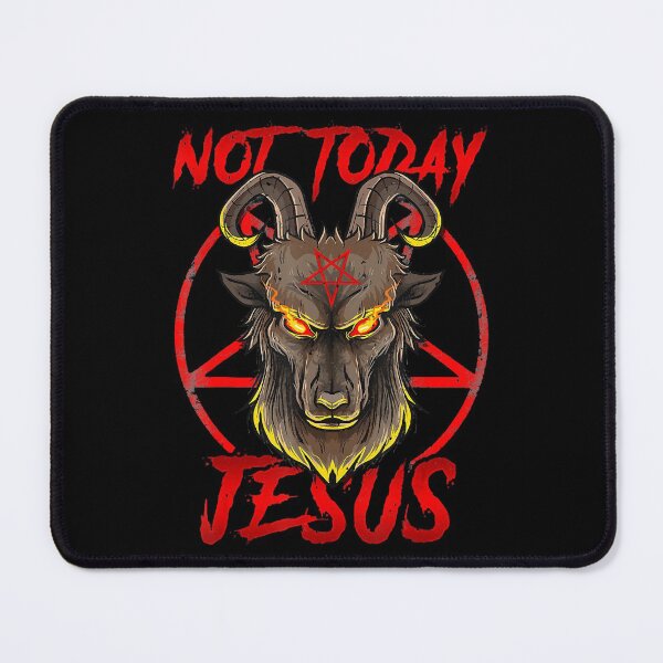 Item preview, Not To Day Jesus Satanic Happy Halloween  designed and sold by Frankbelcher343.
