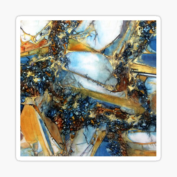 Agate Geode Square Sticker