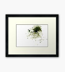 Green Framed Print