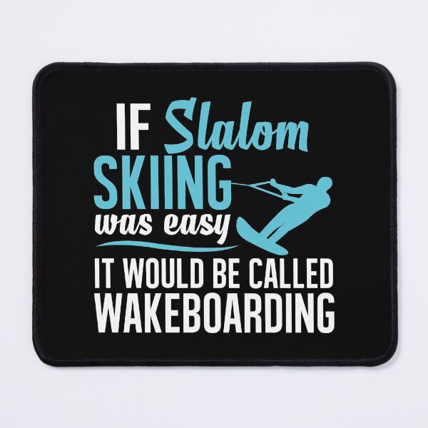 Item preview, Waterskiing Wakeboarding Ski Sports, Funny Slalom Skiing Kneeboard designed and sold by Merchking1.