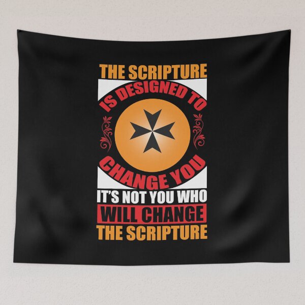 Artikelvorschau, The Scripture is Designed to Change You Its Not You Who Will Change the Scripture entworfen und verkauft von Sheepherder120.