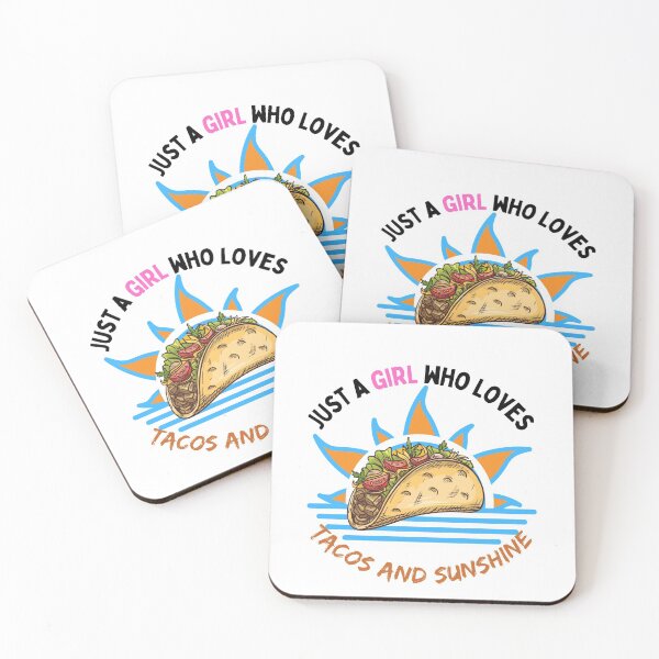 Item preview, Just A Girl Who Loves Sunshine And Tacos  designed and sold by Hab2.