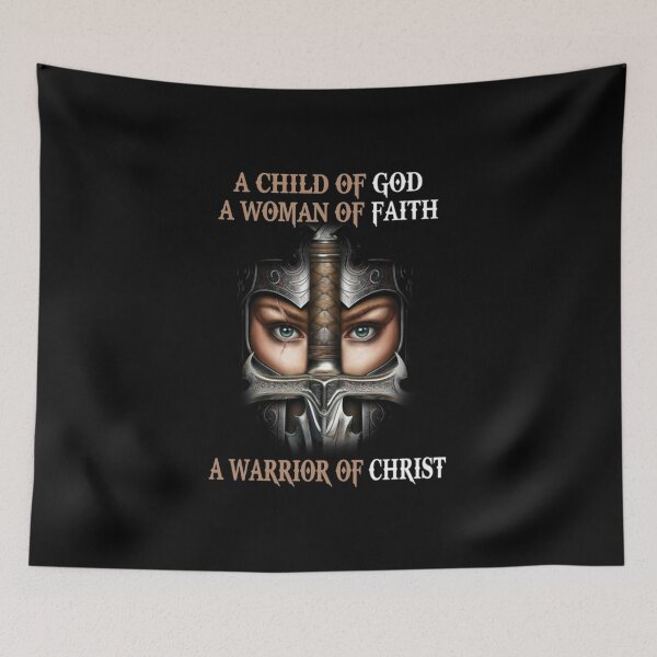 Item preview, Christian T-ShirtA Child of God A Woman of Faith A Warrior of Christ T-Shirt_by DOXUANLOC_ designed and sold by shophaitac.