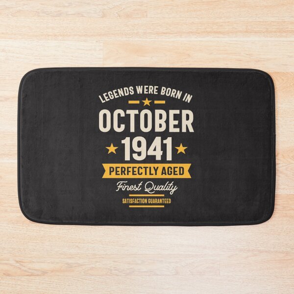 Item preview, Legends Were Born in October 1941 Birthday Vintage Retro Funny designed and sold by cidolopez.