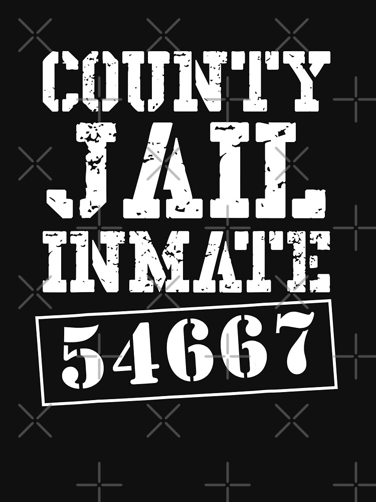 "County Jail Inmate Halloween Costume" Tshirt for Sale by XavierCraven