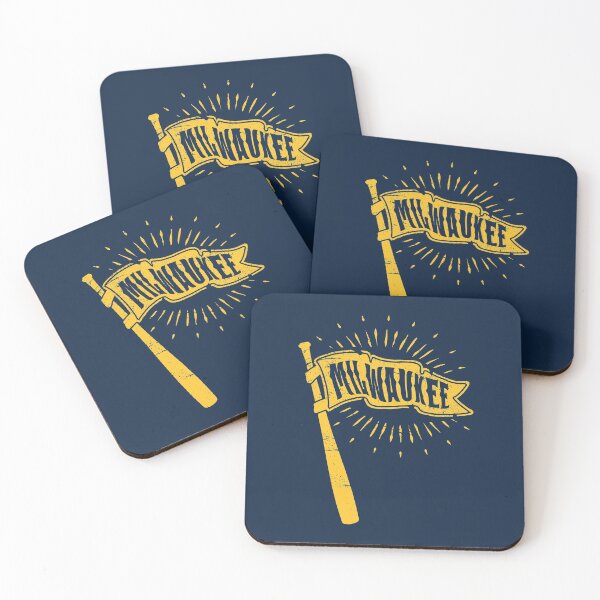 Item preview, Vintage Milwaukee Baseball Pennant and Bat designed and sold by toutwearapparel.