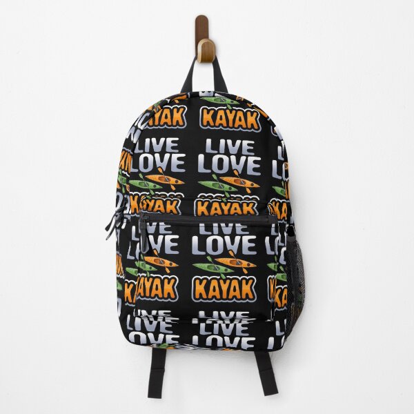 Item preview, Outdoor Adventure Kayaking Boating, Canoeist Colorful Kayaks, Kayaker Paddler  designed and sold by Merchking1.
