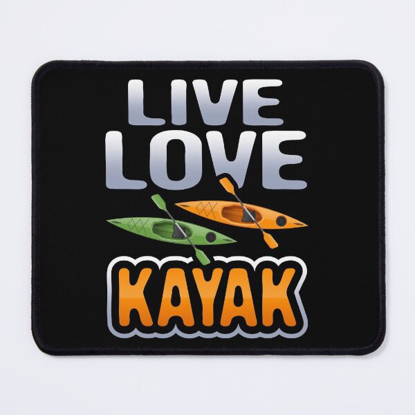 Item preview, Outdoor Adventure Kayaking Boating, Canoeist Colorful Kayaks, Kayaker Paddler  designed and sold by Merchking1.