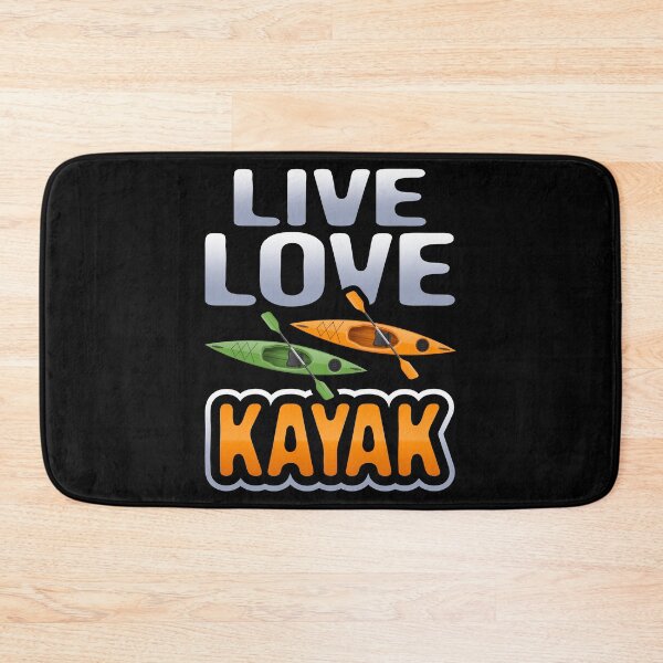 Item preview, Outdoor Adventure Kayaking Boating, Canoeist Colorful Kayaks, Kayaker Paddler  designed and sold by Merchking1.