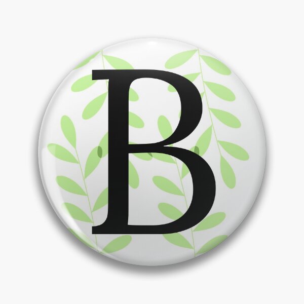 Item preview, Letter B- with plants designed and sold by kebartl.