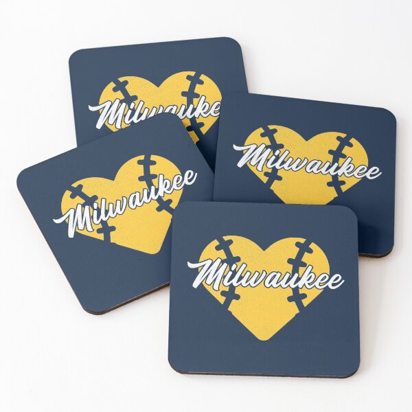Item preview, Milwaukee I Love Baseball Heart Script designed and sold by toutwearapparel.